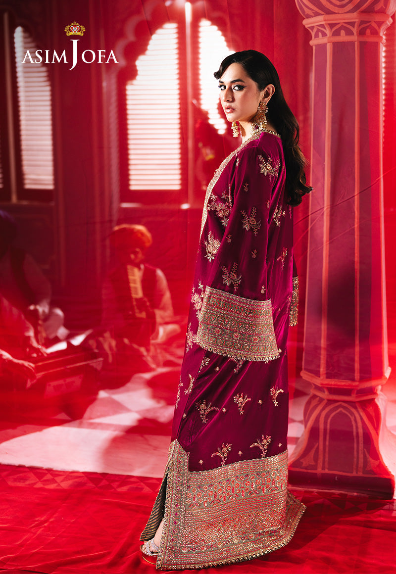 Asim Jofa Makhmal Ajmv-06 Embroidered Velvet 2 Pcs