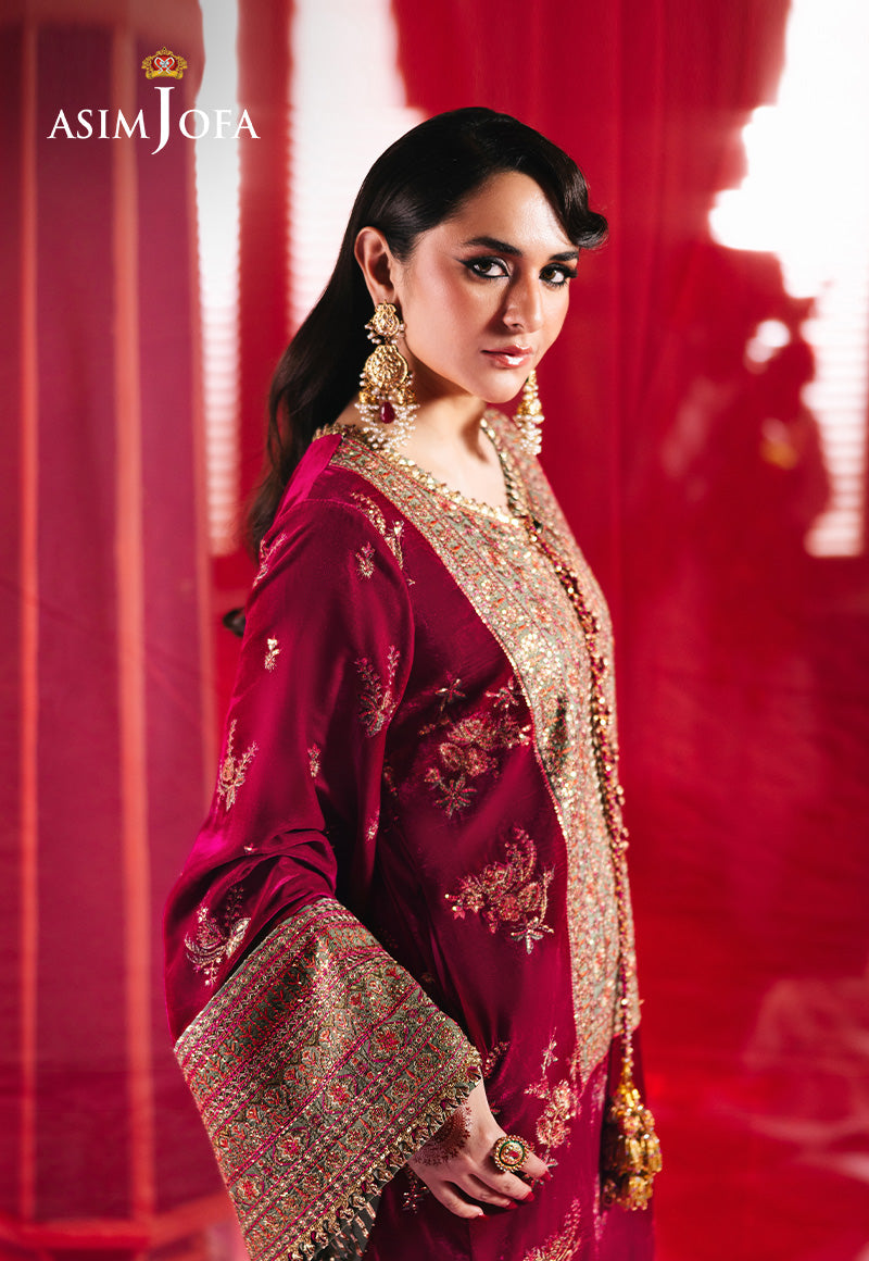 Asim Jofa Makhmal Ajmv-06 Embroidered Velvet 2 Pcs