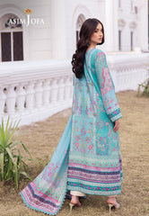 Asim Jofa Designers Limited Edition Ajrsd-04 Digitally Printed Embroidered Raw Silk Stitched 3 Pcs