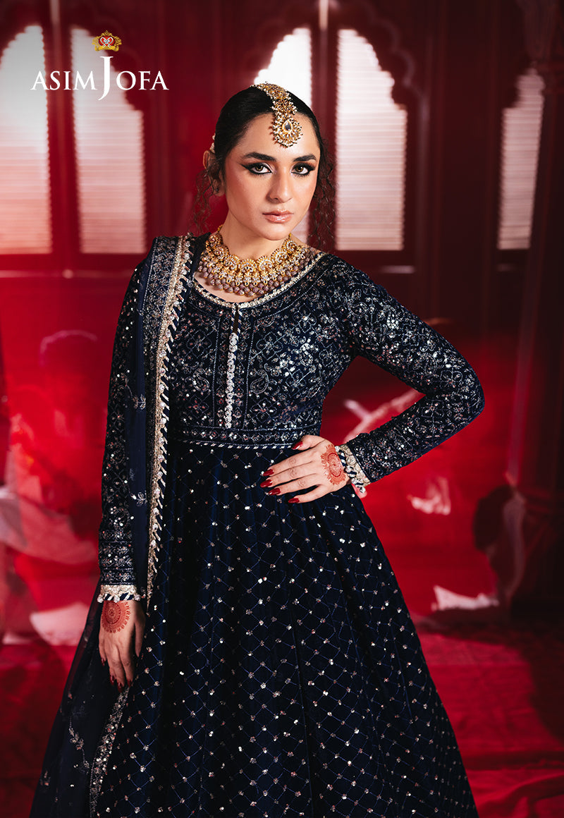 Asim Jofa Makhmal Ajmv-03 Embroidered Velvet 2 Pcs