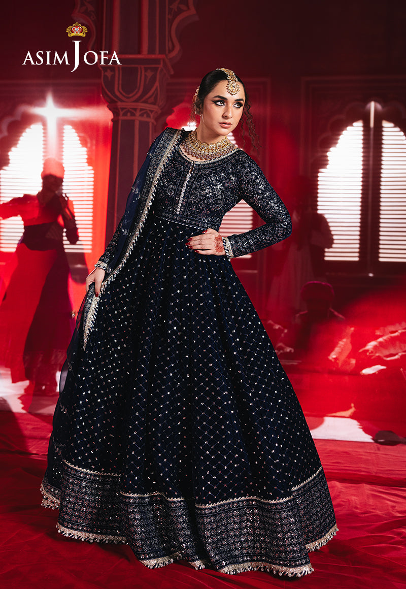 Asim Jofa Makhmal Ajmv-03 Embroidered Velvet 2 Pcs