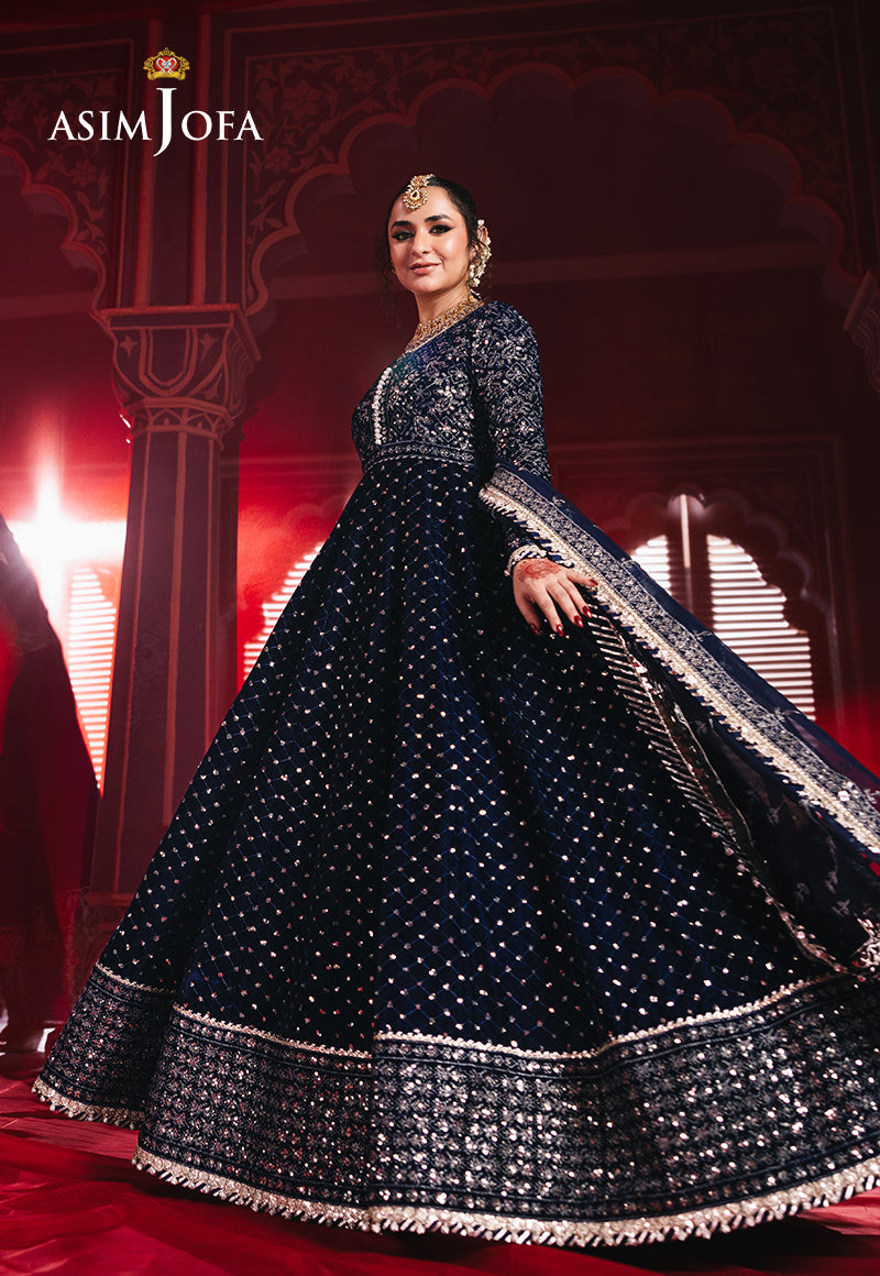 Asim Jofa Makhmal Ajmv-03 Embroidered Velvet 2 Pcs