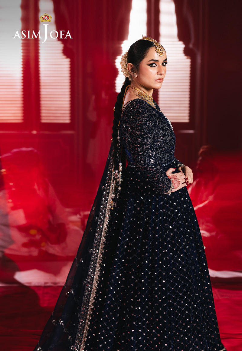 Asim Jofa Makhmal Ajmv-03 Embroidered Velvet 2 Pcs