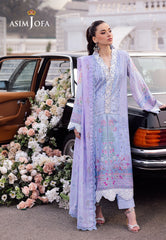 Asim Jofa Designers Limited Edition Ajrsd-08 Digitally Printed Embroidered Raw Silk Stitched 3 Pcs