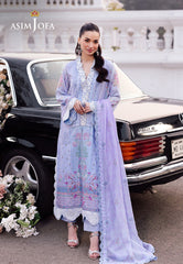 Asim Jofa Designers Limited Edition Ajrsd-08 Digitally Printed Embroidered Raw Silk Stitched 3 Pcs