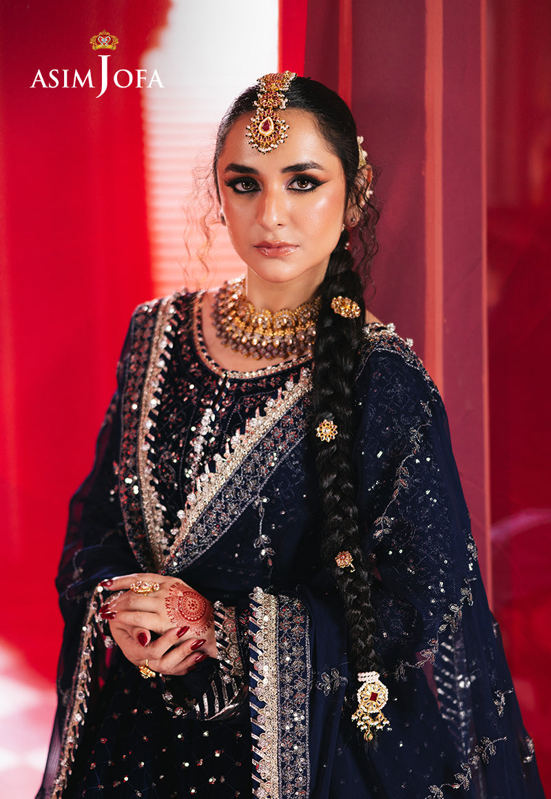 Asim Jofa Makhmal Ajmv-03 Embroidered Velvet 2 Pcs