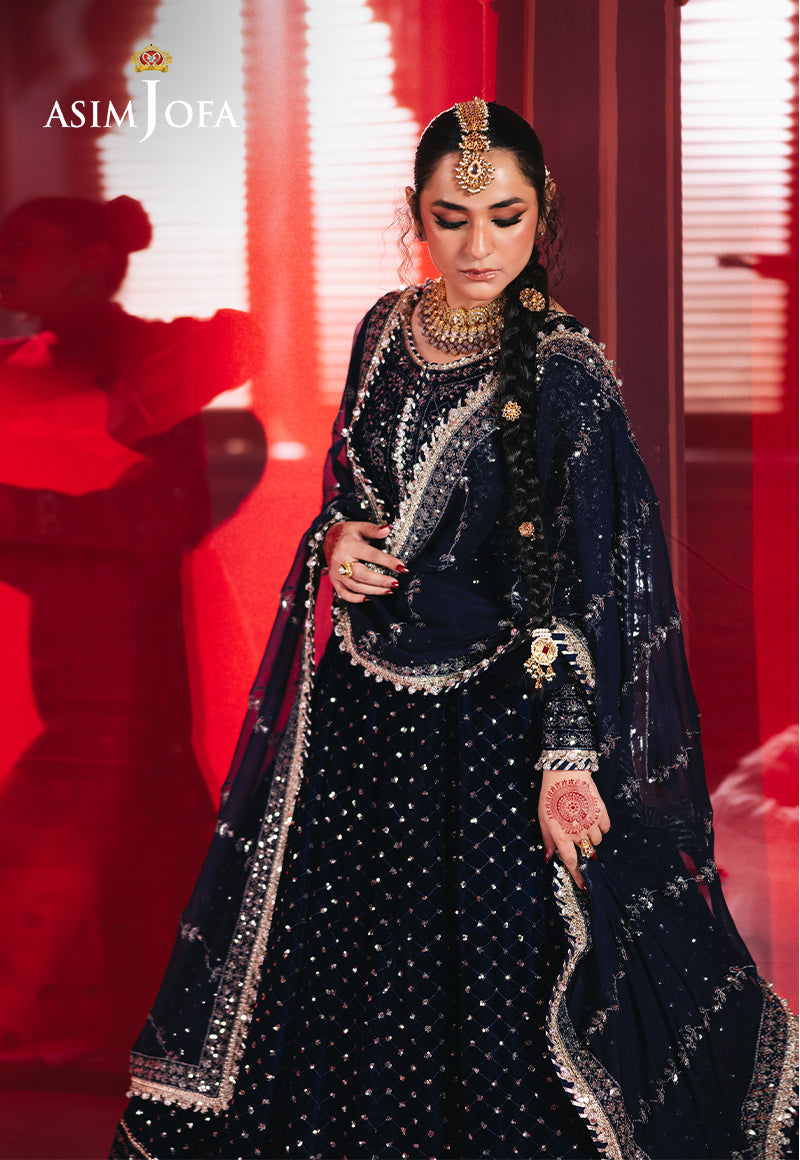 Asim Jofa Makhmal Ajmv-03 Embroidered Velvet 2 Pcs