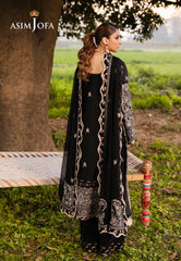 Asim Jofa Luxury Lawn 25 Ajell-03 Embroidered Lawn 3 Pcs