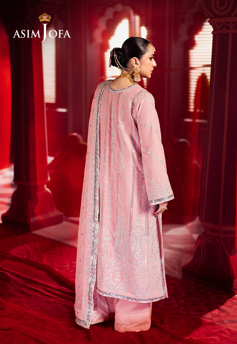 Asim Jofa Makhmal Ajmv-12 Embroidered Velvet 3 Pcs