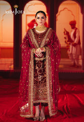 Asim Jofa Makhmal Ajmv-02 Embroidered Velvet 3 Pcs