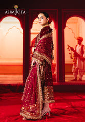 Asim Jofa Makhmal Ajmv-02 Embroidered Velvet 3 Pcs