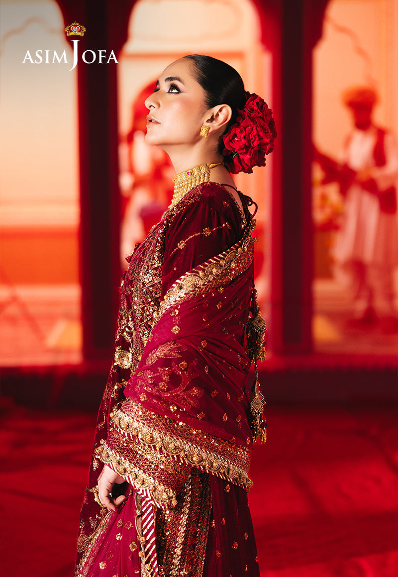 Asim Jofa Makhmal Ajmv-02 Embroidered Velvet 3 Pcs