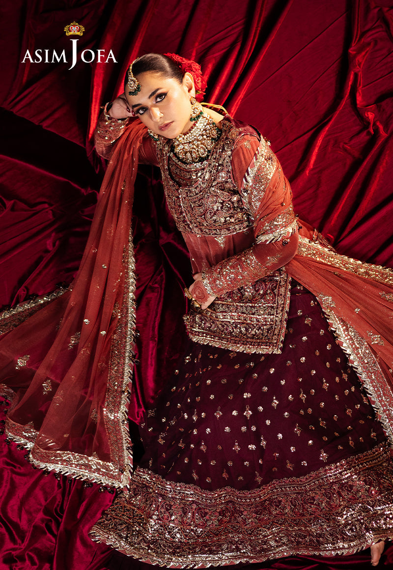 Asim Jofa Makhmal Ajmv-04 Embroidered Velvet 3 Pcs