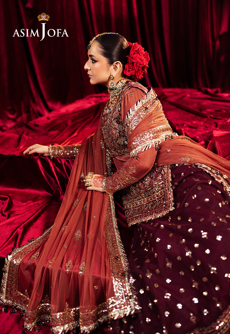 Asim Jofa Makhmal Ajmv-04 Embroidered Velvet 3 Pcs