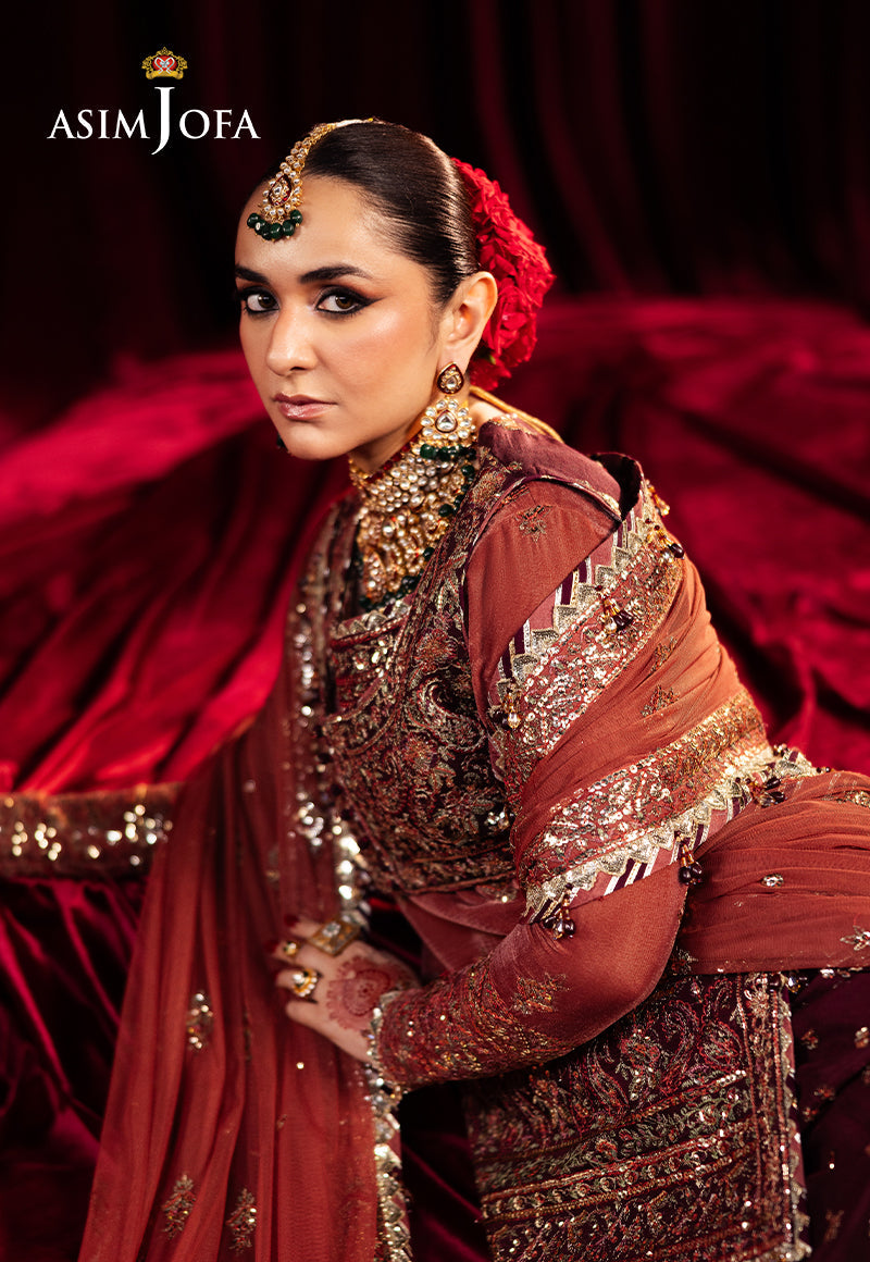 Asim Jofa Makhmal Ajmv-04 Embroidered Velvet 3 Pcs