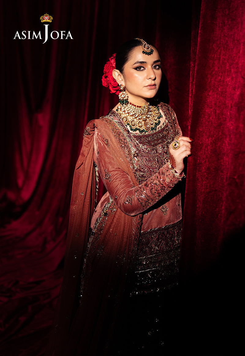 Asim Jofa Makhmal Ajmv-04 Embroidered Velvet 3 Pcs