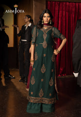 Asim Jofa Unstitched 3 Piece Luxury Festive Rejoice AJLFF-02 Embroidered Chiffon 3 Pcs