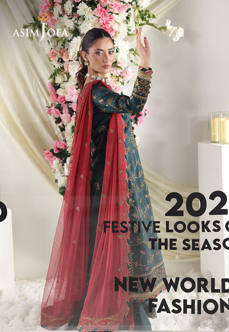 En Vogue By Asim Jofa Unstitched 3 Piece Formals Collection-AJUEV-12