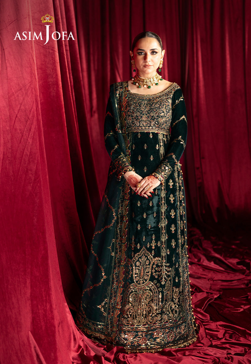 Asim Jofa Makhmal Ajmv-05 Embroidered Velvet 3 Pcs
