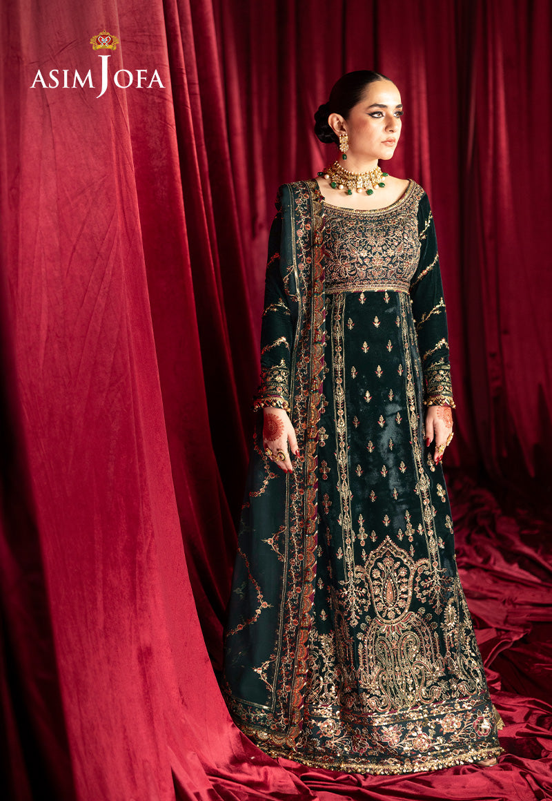 Asim Jofa Makhmal Ajmv-05 Embroidered Velvet 3 Pcs
