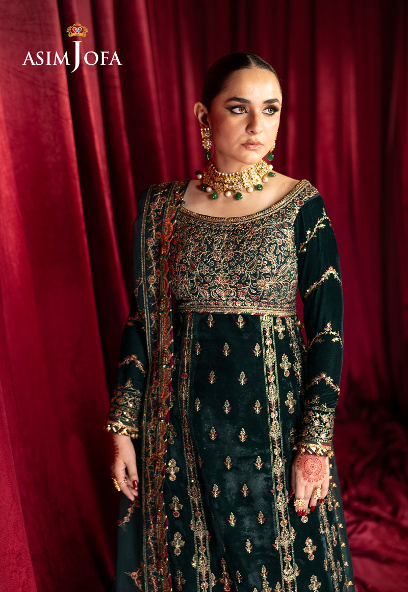 Asim Jofa Makhmal Ajmv-05 Embroidered Velvet 3 Pcs