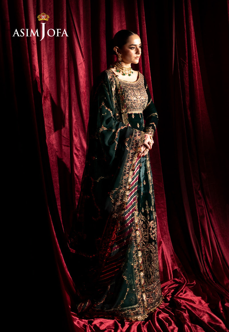 Asim Jofa Makhmal Ajmv-05 Embroidered Velvet 3 Pcs
