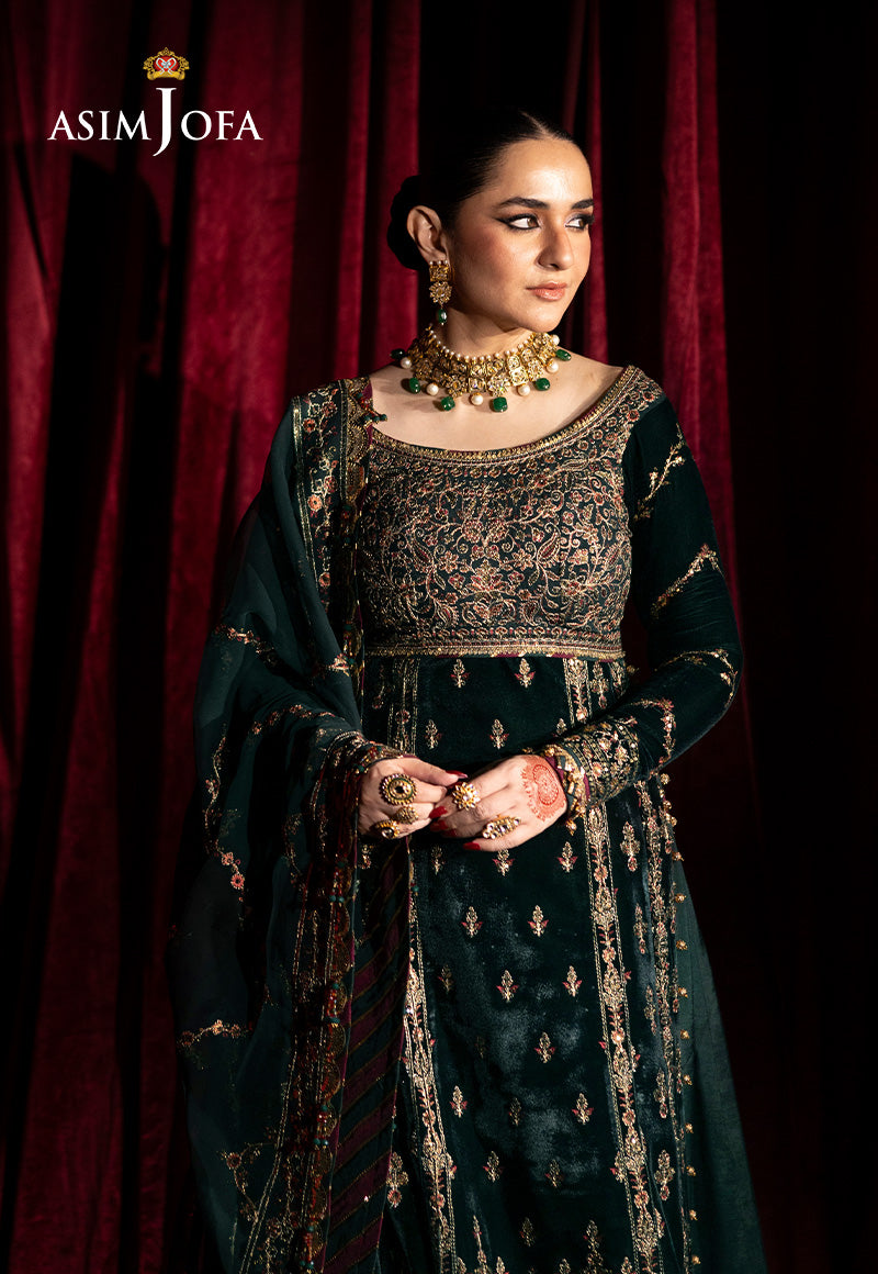 Asim Jofa Makhmal Ajmv-05 Embroidered Velvet 3 Pcs