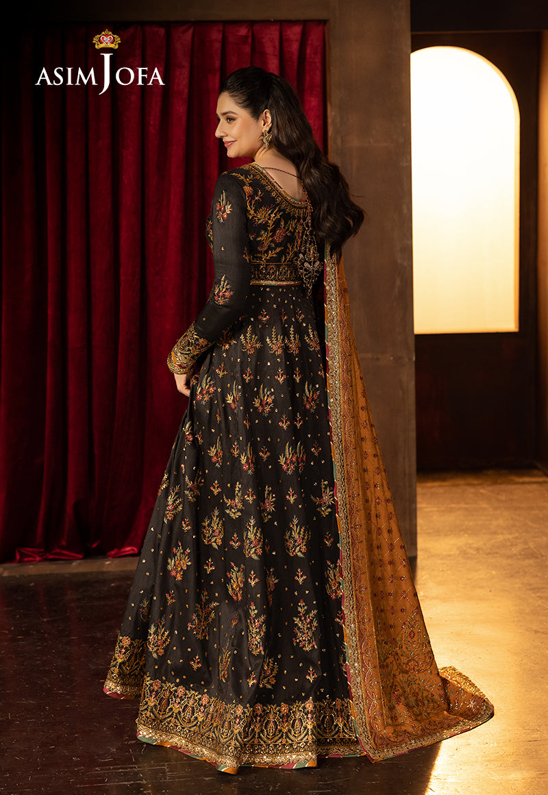 Asim Jofa Unstitched 3 Piece Luxury Festive Rejoice AJLFF-19 Embroidered Silk 3 Pcs