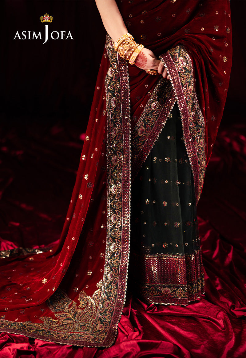 Asim Jofa Makhmal Ajmv-08 Embroidered Velvet 2 Pcs
