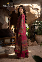Asim Jofa Designers Limited Edition Ajuwd-18 Embroidered Viscose 3 Pcs