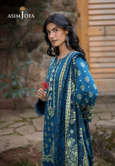 Asim Jofa Winter Collection Ajuw-50 Printed Khaddar 3 Pcs
