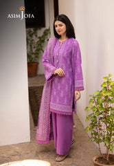 Asim Jofa Designers Limited Edition Ajuwd-34 Printed Stitched 3 Pcs