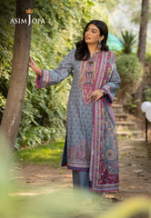 Asim Jofa Winter Collection Ajuw-45 Printed Khaddar 3 Pcs
