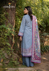 Asim Jofa Winter Collection Ajuw-45 Printed Khaddar 3 Pcs