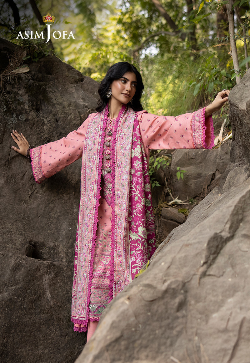 Asim Jofa Designers Limited Edition Ajuwd-41 Printed Stitched 3 Pcs