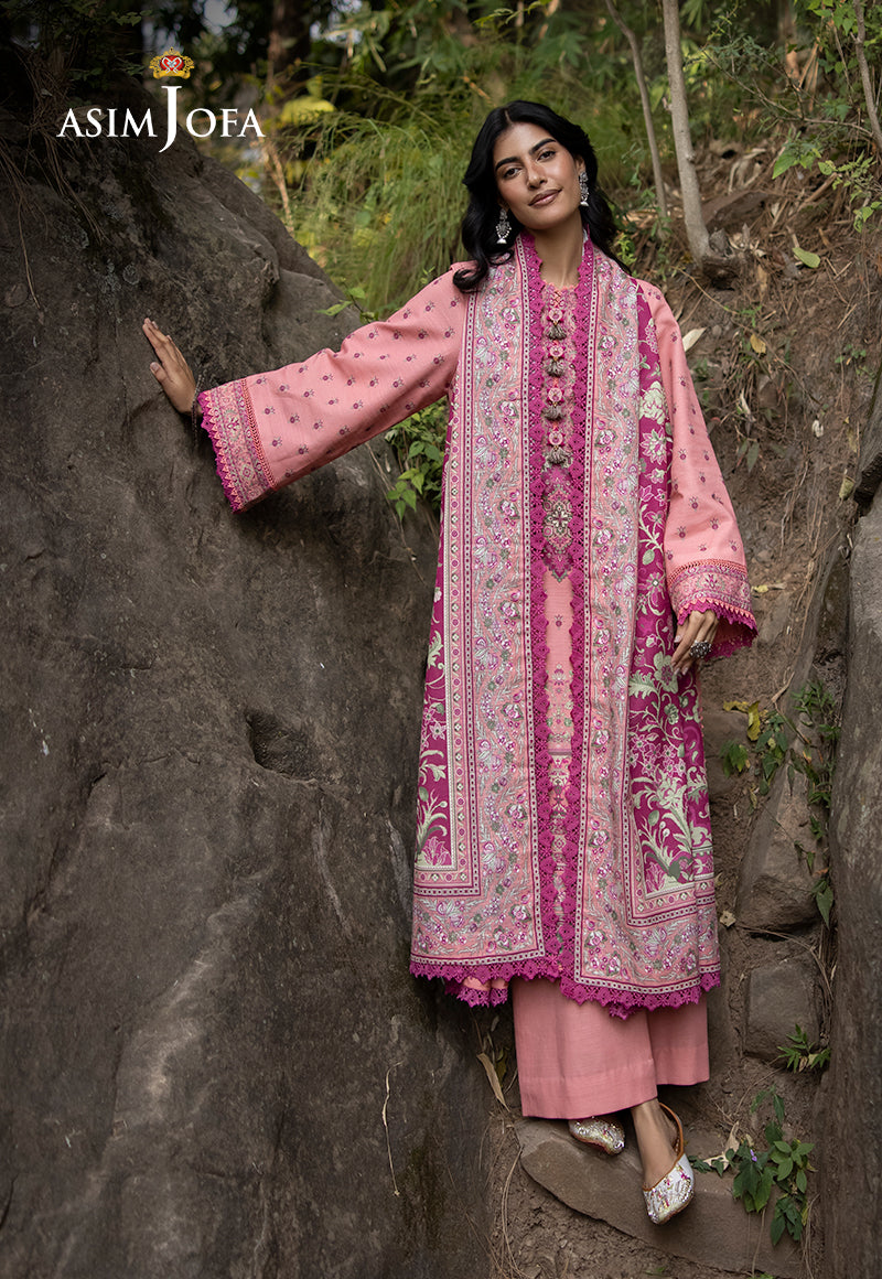 Asim Jofa Designers Limited Edition Ajuwd-41 Printed Stitched 3 Pcs