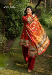 Asim Jofa Winter Collection Ajuw-47 Printed Khaddar 3 Pcs