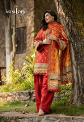 Asim Jofa Winter Collection Ajuw-47 Printed Khaddar 3 Pcs
