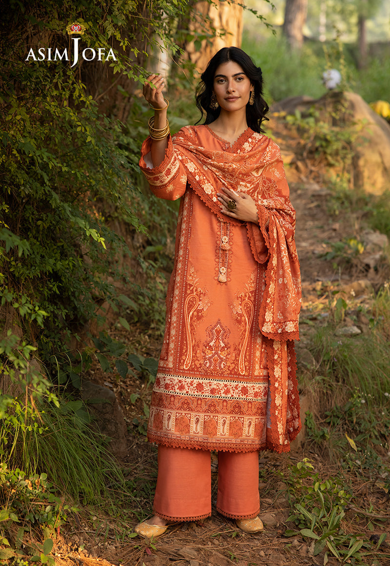 Asim Jofa Designers Limited Edition Ajuwd-39 Printed Stitched 3 Pcs