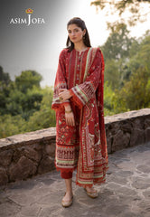 Asim Jofa Designers Limited Edition Ajuwd-35 Printed Stitched 3 Pcs