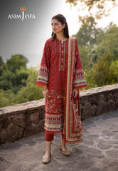 Asim Jofa Designers Limited Edition Ajuwd-35 Printed Stitched 3 Pcs