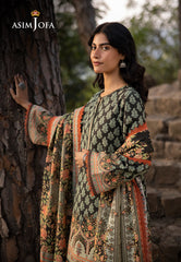 Asim Jofa Winter Collection Ajuw-43 Printed Khaddar 3 Pcs