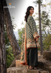 Asim Jofa Winter Collection Ajuw-43 Printed Khaddar 3 Pcs