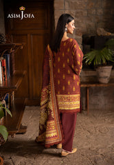 Asim Jofa Designers Limited Edition Ajuwd-59 Printed Stitched 3 Pcs