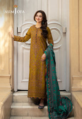 Asim Jofa Designers Limited Edition Ajkid-04 Embroidered Stitched 3 Pcs