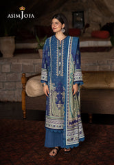 Asim Jofa Winter Collection Ajuw-46 Printed Khaddar 3 Pcs