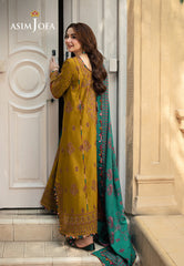 Asim Jofa Designers Limited Edition Ajkid-04 Embroidered Stitched 3 Pcs