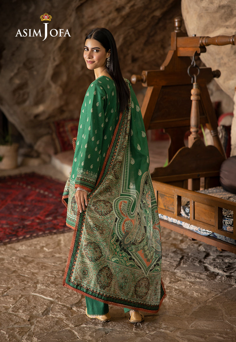 Asim Jofa Designers Limited Edition Ajuwd-32 Printed Stitched 3 Pcs