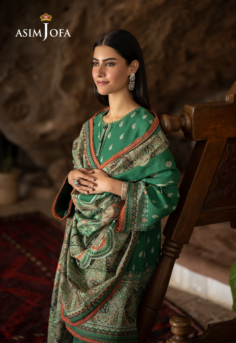 Asim Jofa Designers Limited Edition Ajuwd-32 Printed Stitched 3 Pcs