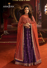 Asim Jofa Unstitched 3 Piece Luxury Festive Rejoice AJLFF-01 Embroidered Net 3 Pcs